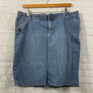 Riders Copper Denim Western Rodeo Jean Skirt Womens Juniors size 13/14
